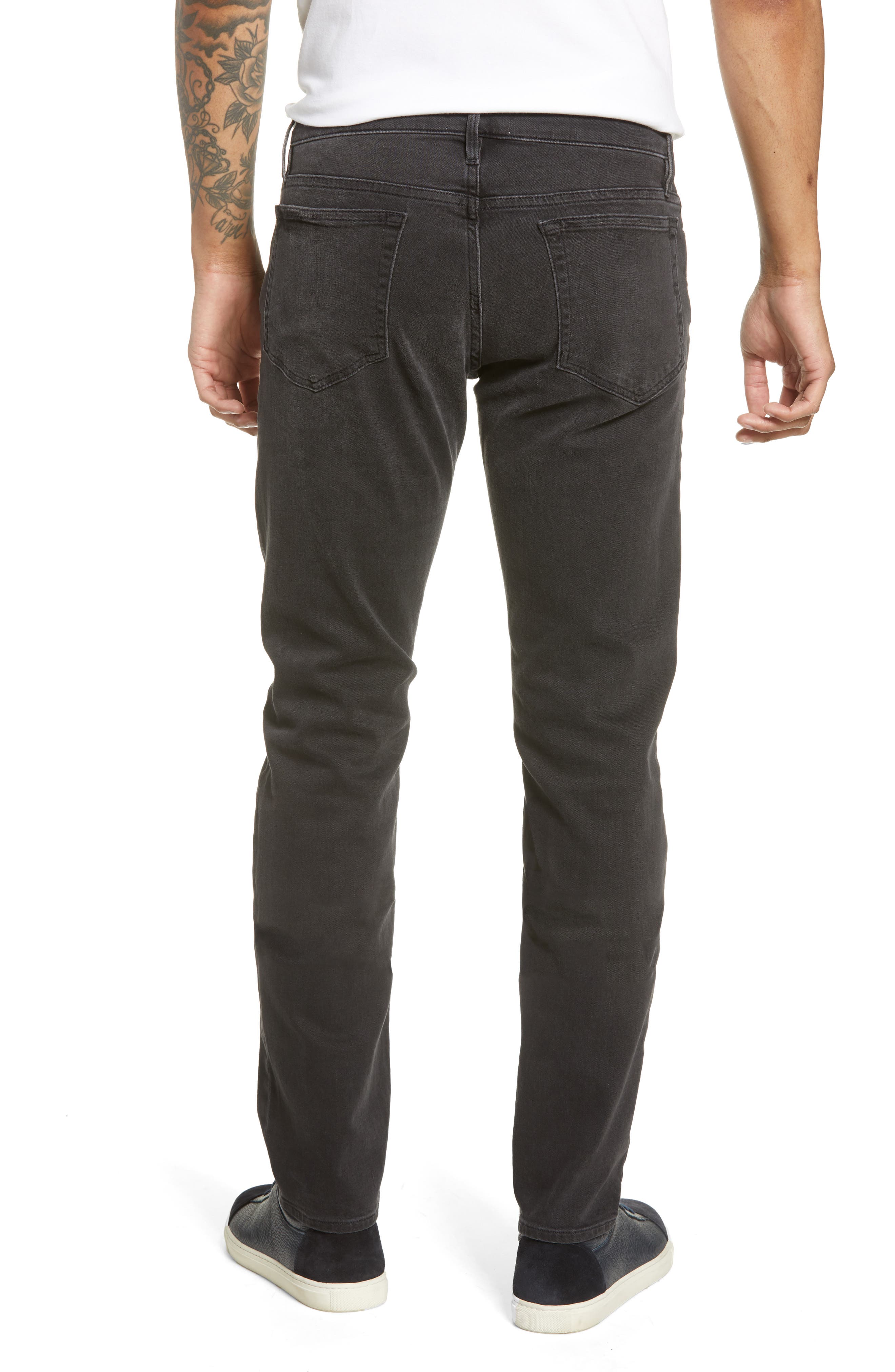 FRAME DENIM L'Homme Men's Mid Rise Slim Denim Jeans Dark Grey $199 69